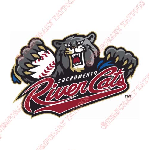 Sacramento River Cats Customize Temporary Tattoos Stickers NO.7702